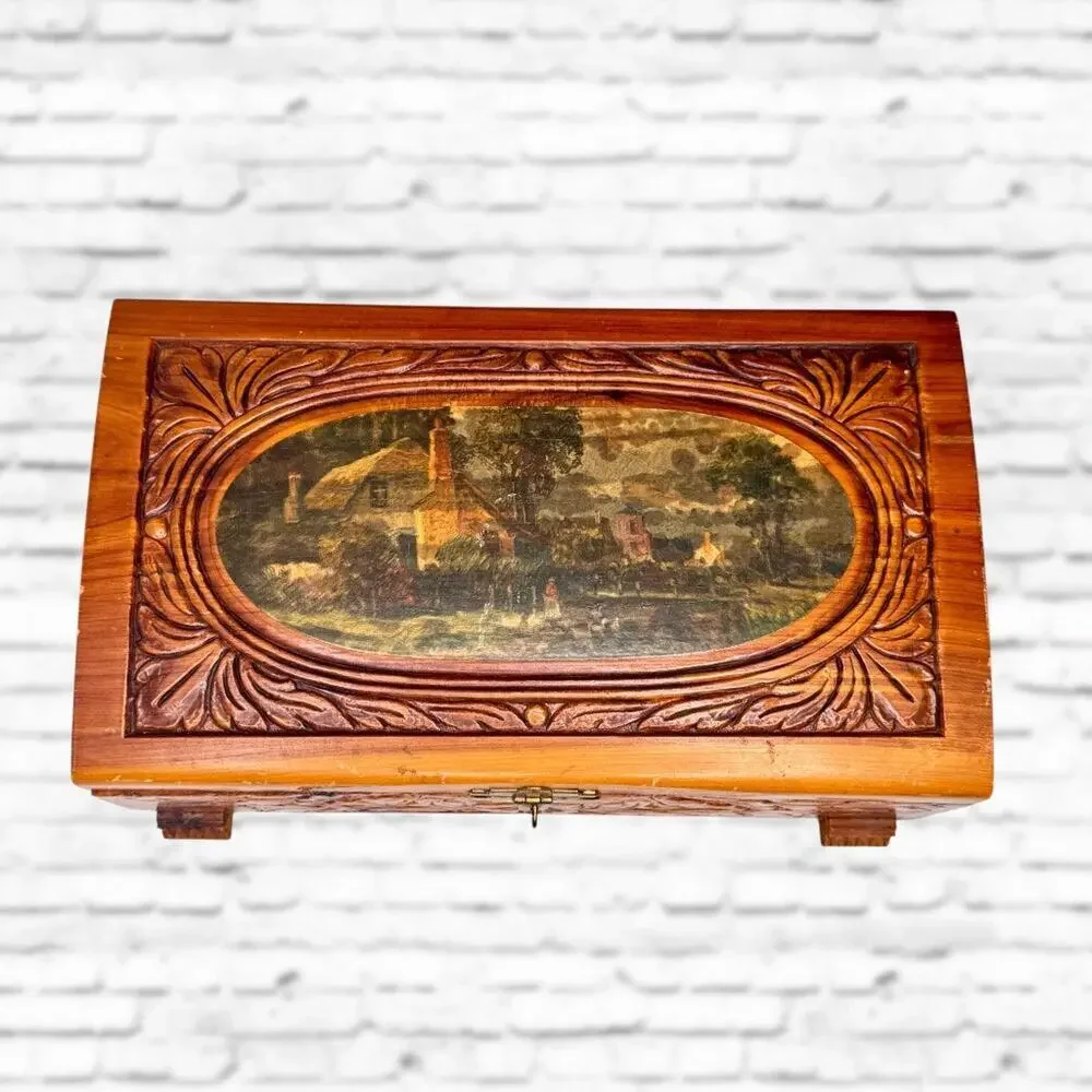 Vintage hand carved